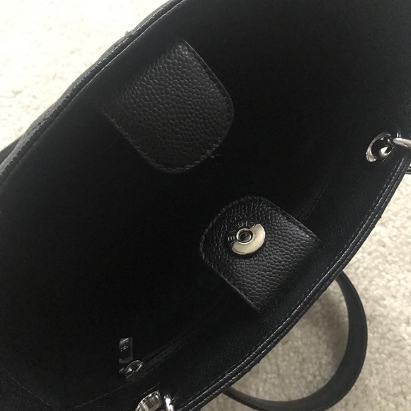 Discontinued Chanel PST Black Caviar Leather SHW - Picture 7 of 8
